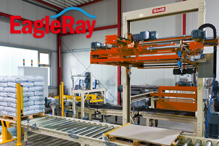 Bag Layer Palletizer "EAGLE RAY" - Ground level palletizing solution for high packing perfomance